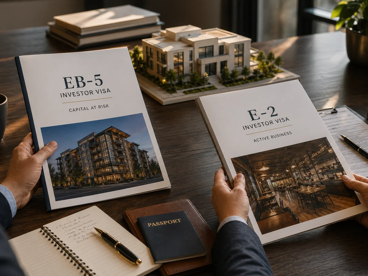 EB-5 vs E-2 visa comparison
