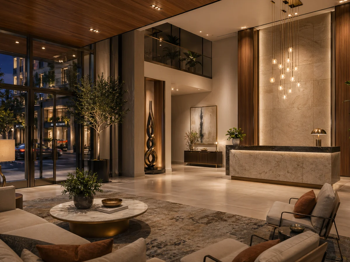 Capitol 101 lobby rendering