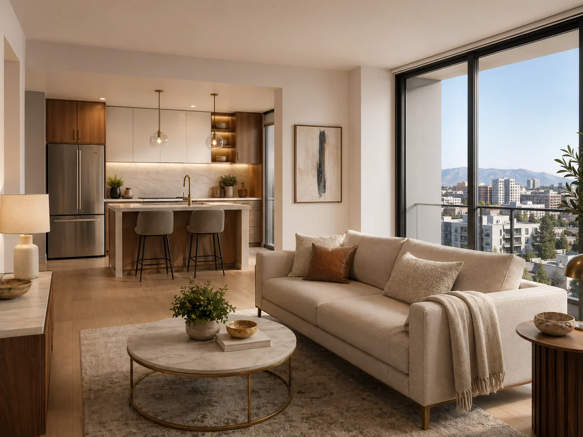 Interior of a Capitol 101 apartment home