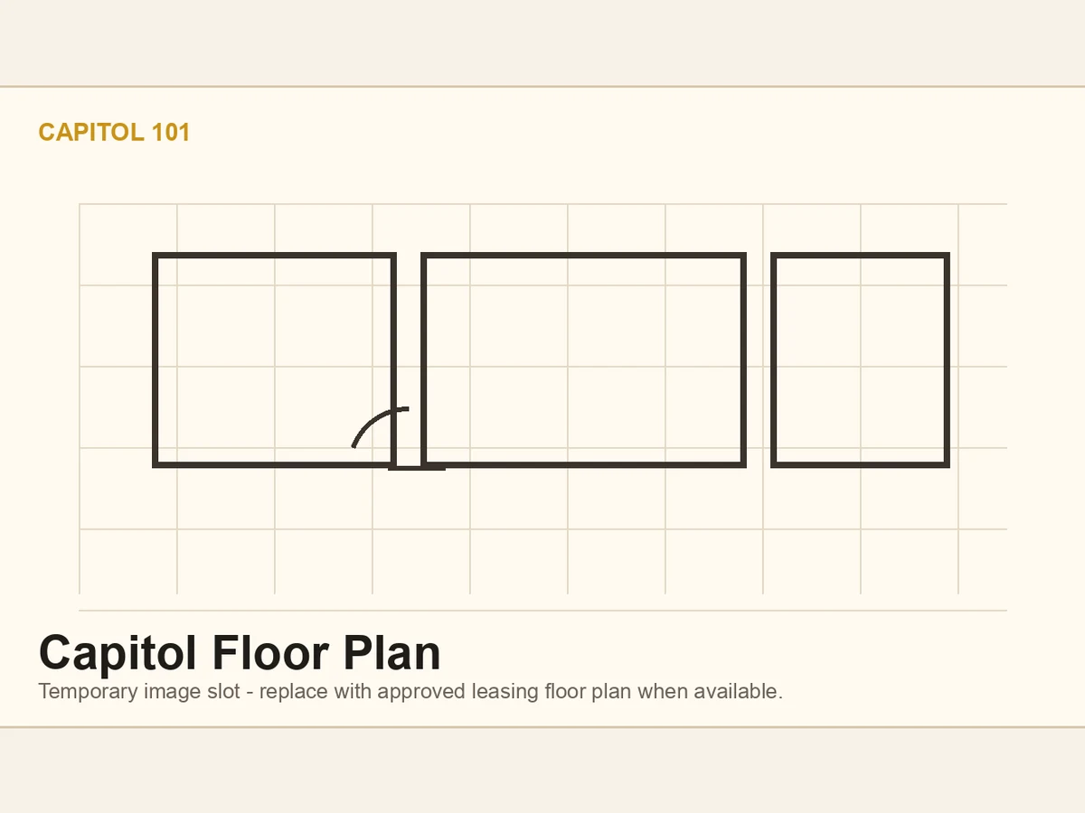 Capitol floor plan, Capitol 101
