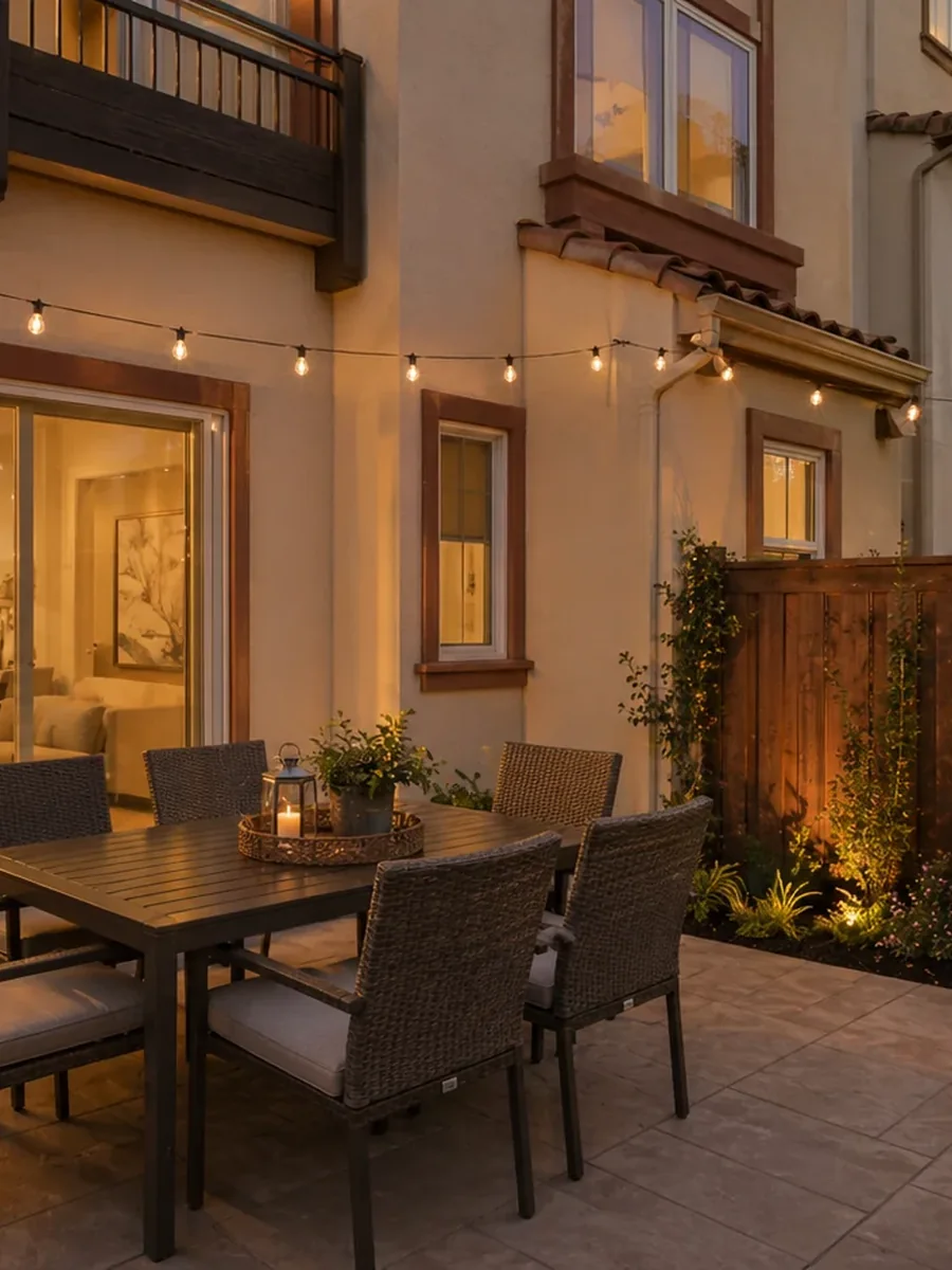 Filbert Villas private rear patio